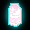 Neon illuminated cartoon Sylveon milk carton led gift decoration sign.