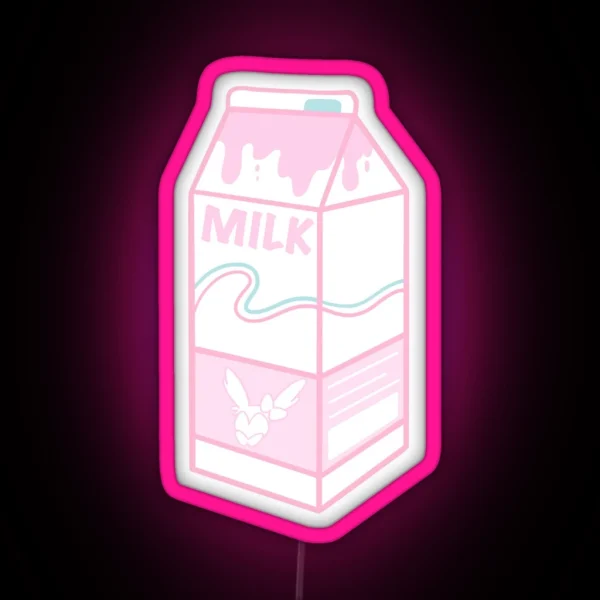 Sylveon Milk Carton Led RGB Neon Sign