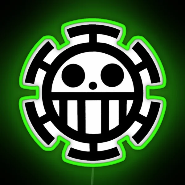Symbol Of Trafalgar D Water Law RGB Neon Sign