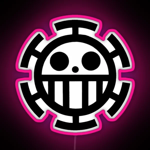 Symbol Of Trafalgar D Water Law RGB Neon Sign