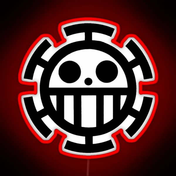Symbol Of Trafalgar D Water Law RGB Neon Sign