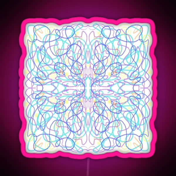 Symmetrical Chaos RGB Neon Sign