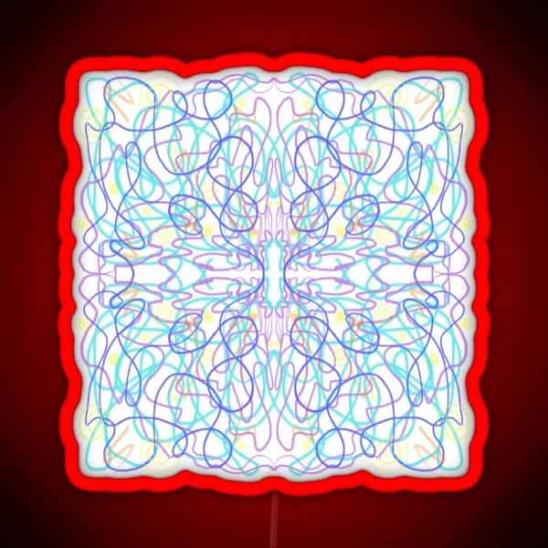Symmetrical Chaos RGB Neon Sign