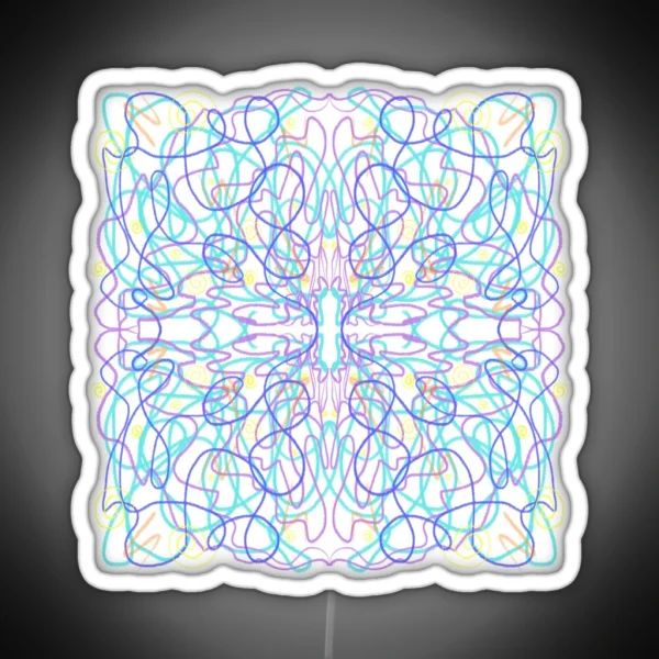Symmetrical Chaos RGB Neon Sign