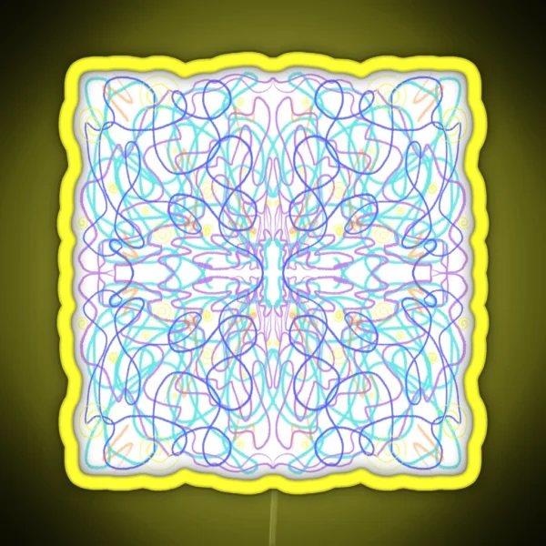 Symmetrical Chaos RGB Neon Sign