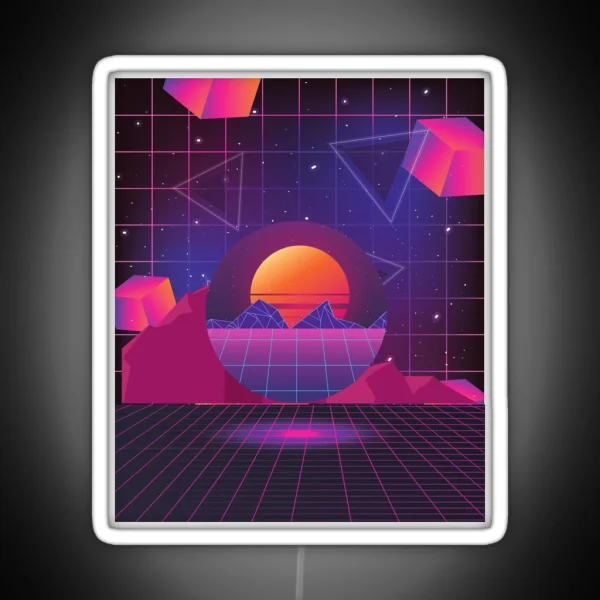 Synthwave Aesthetic RGB Neon Sign