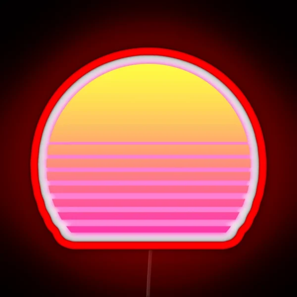 Synthwave Sun RGB Neon Sign