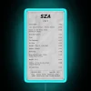 Vibrant RGB LED sign celebrating SZA's Ctrl album release statement