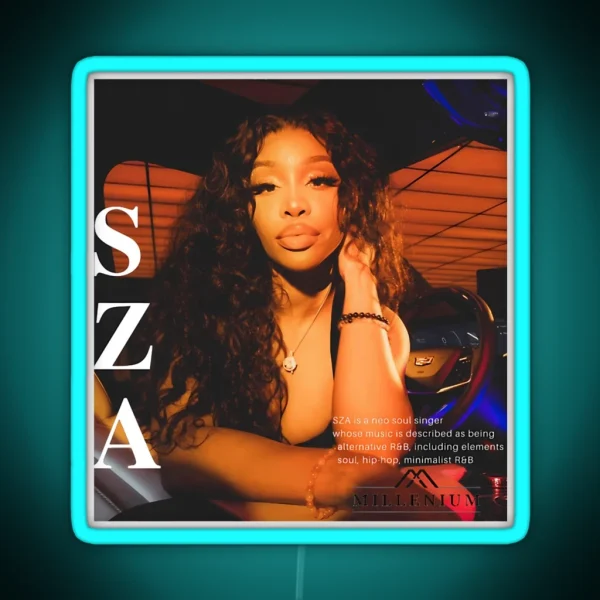 SZA CTRL MILLENIUM RGB Neon Sign