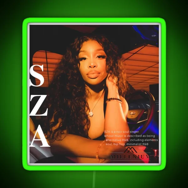 SZA CTRL MILLENIUM RGB Neon Sign