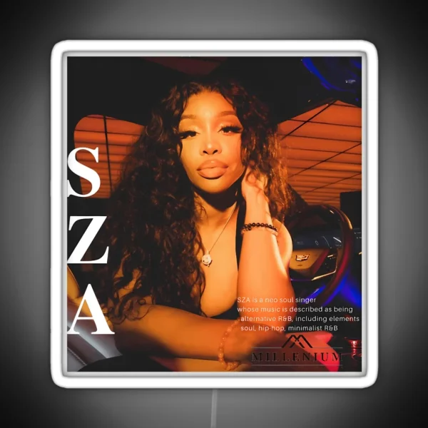 SZA CTRL MILLENIUM RGB Neon Sign