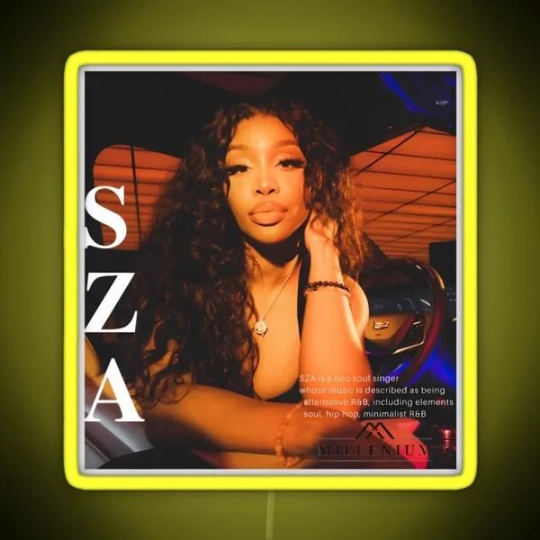 SZA CTRL MILLENIUM RGB Neon Sign