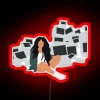 Retro Futuristic Vibes Ctrl SZA Music Neon Sign Art Decor