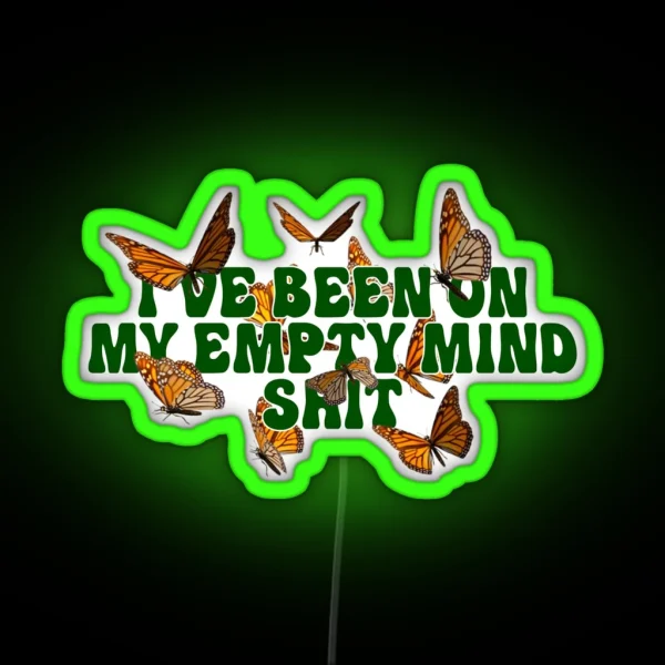 SZA Good Days I Ve Been On My Empty Mind RGB Neon Sign