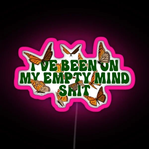 SZA Good Days I Ve Been On My Empty Mind RGB Neon Sign