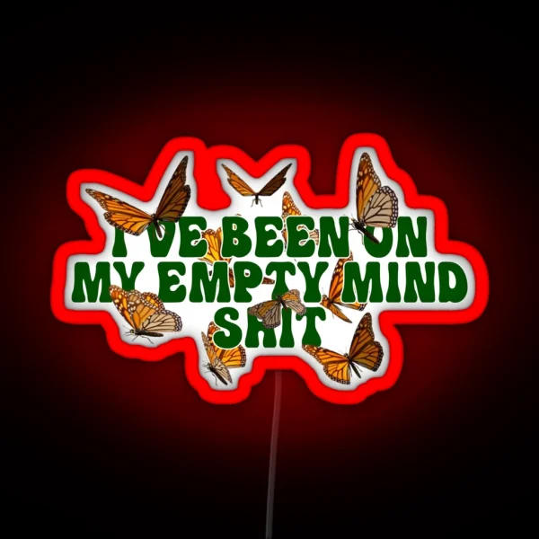 SZA Good Days I Ve Been On My Empty Mind RGB Neon Sign