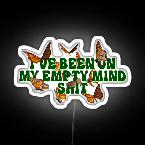 SZA Good Days I Ve Been On My Empty Mind RGB Neon Sign