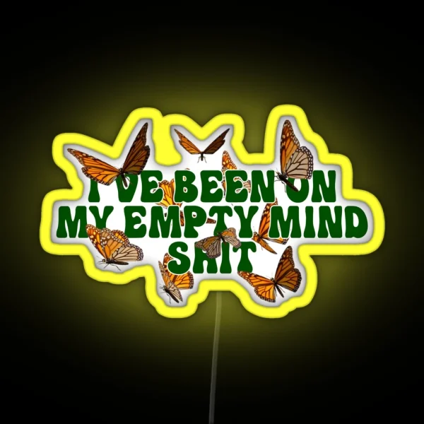 SZA Good Days I Ve Been On My Empty Mind RGB Neon Sign