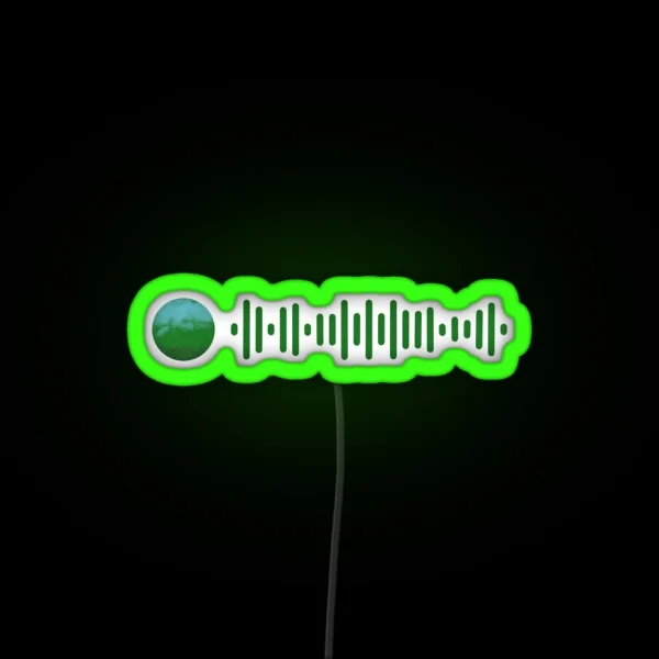 SZA Good Days Spotify Scan Code RGB Neon Sign