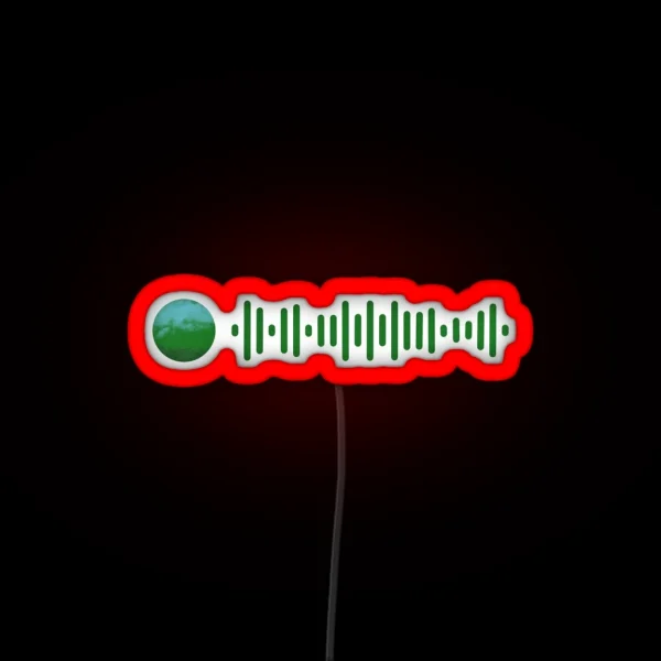 SZA Good Days Spotify Scan Code RGB Neon Sign