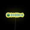 LED RGB neon sign with Spotify scan code design
