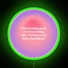 Vibrant Neon Manifestation Sign for Home Decor and Spiritual Spaces.