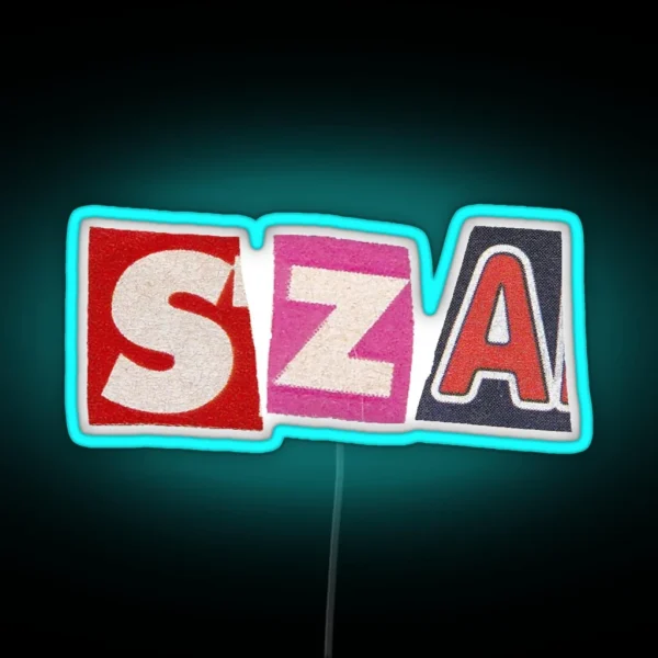 SZA RGB Neon Sign