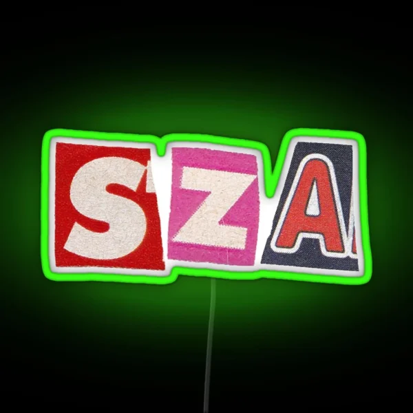 SZA RGB Neon Sign