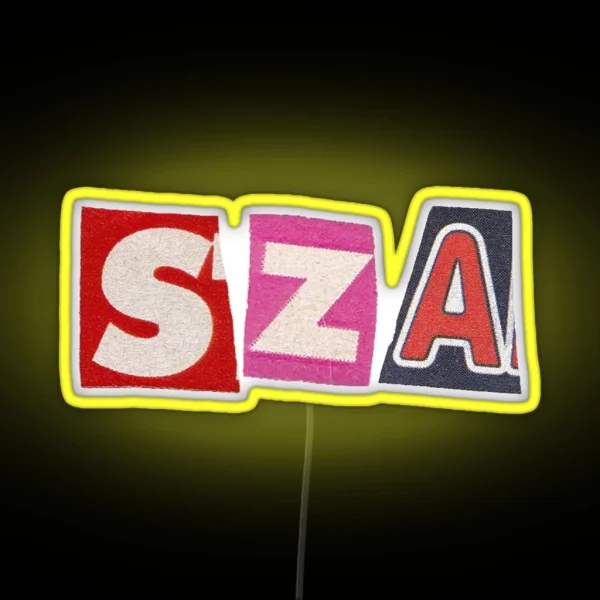 SZA RGB Neon Sign