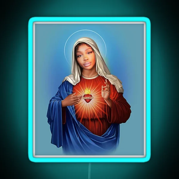 Sza Saint RGB Neon Sign