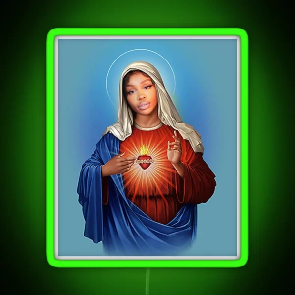 Sza Saint RGB Neon Sign