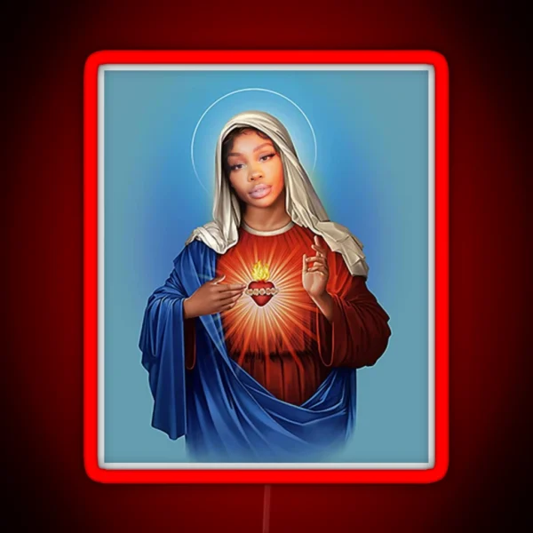 Sza Saint RGB Neon Sign