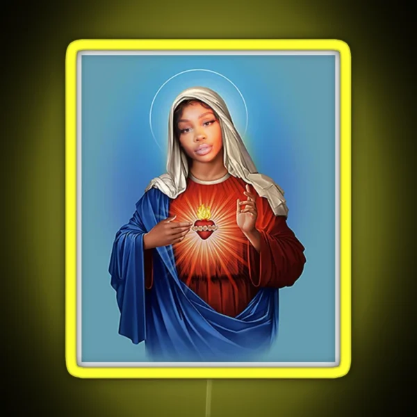 Sza Saint RGB Neon Sign