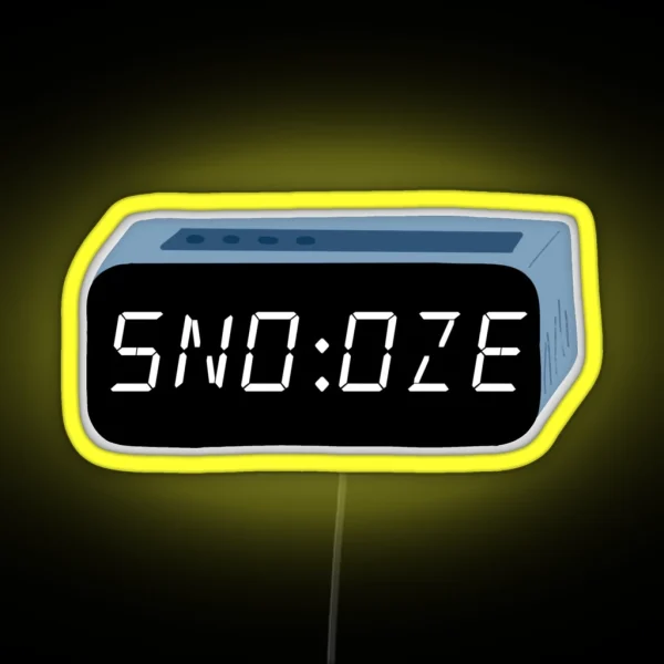 Sza Snooze RGB Neon Sign