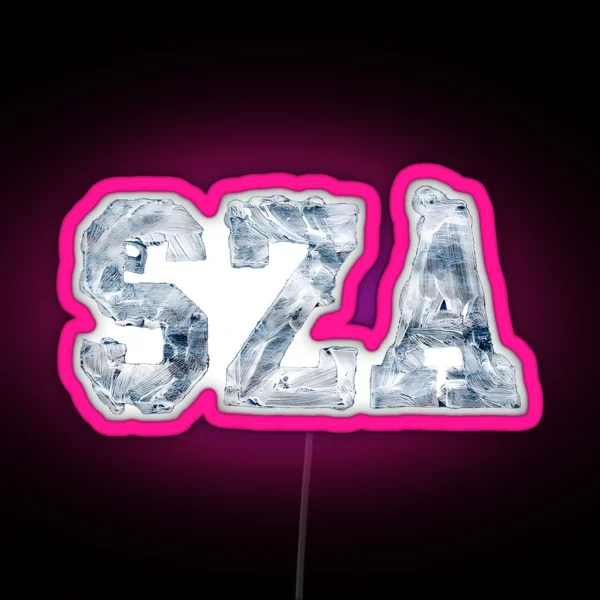 Sza Sos A Sza Sos A Sza Sos RGB Neon Sign