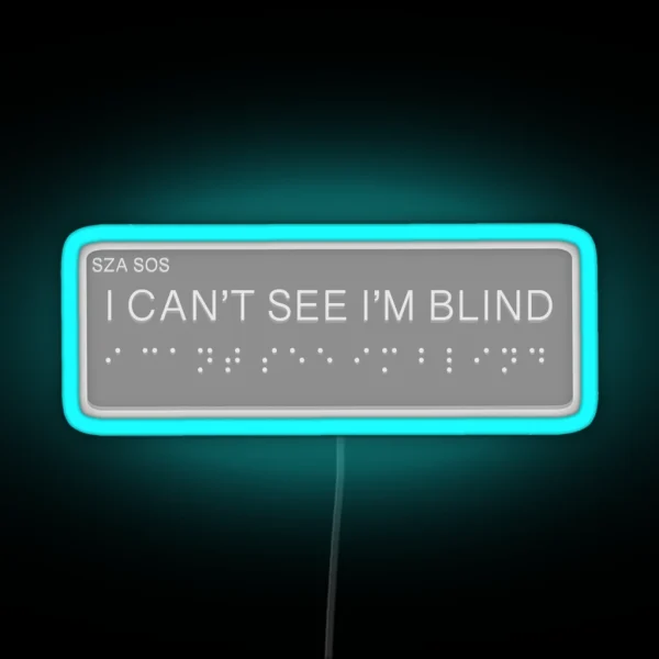 SZA SOS ALBUM BLIND Led RGB Neon Sign