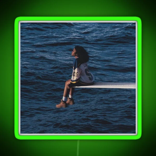 Sza SOS Album Cover RGB Neon Sign