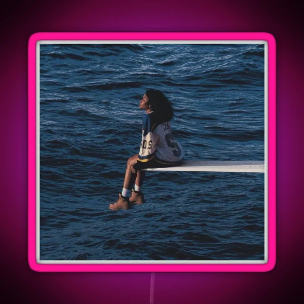 Sza SOS Album Cover RGB Neon Sign