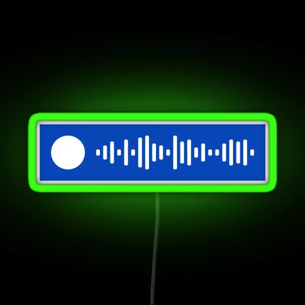 Sza SOS Album Spotify Code RGB Neon Sign