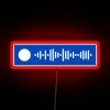 SZA SOS Album Spotify Code RGB Neon Wall Decor Sign