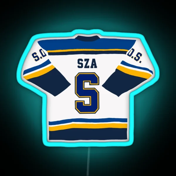 SZA SOS Jersey RGB Neon Sign