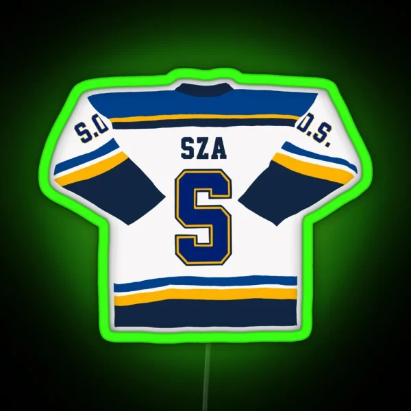 SZA SOS Jersey RGB Neon Sign