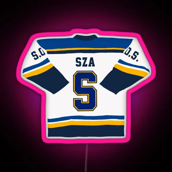 SZA SOS Jersey RGB Neon Sign