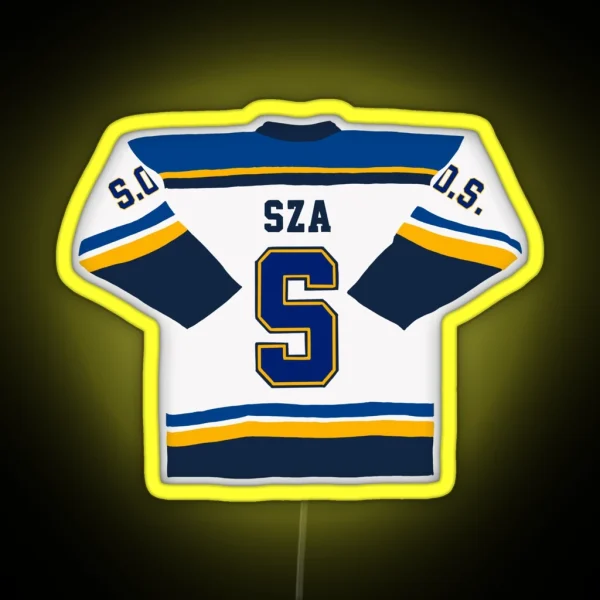 SZA SOS Jersey RGB Neon Sign