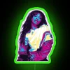 Add vibrant retro flair with SZA inspired LED art.