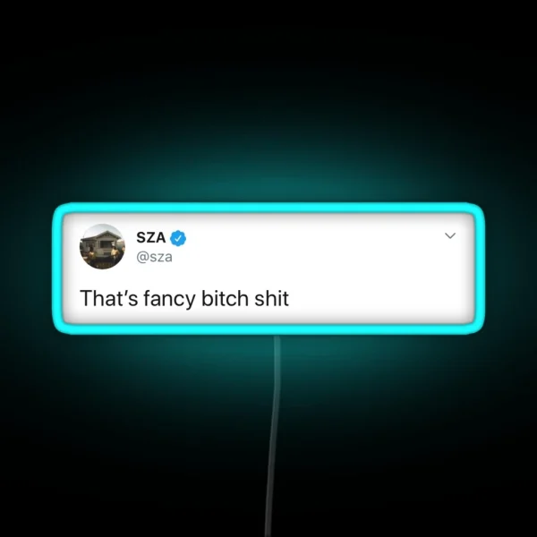 Sza Tweet RGB Neon Sign