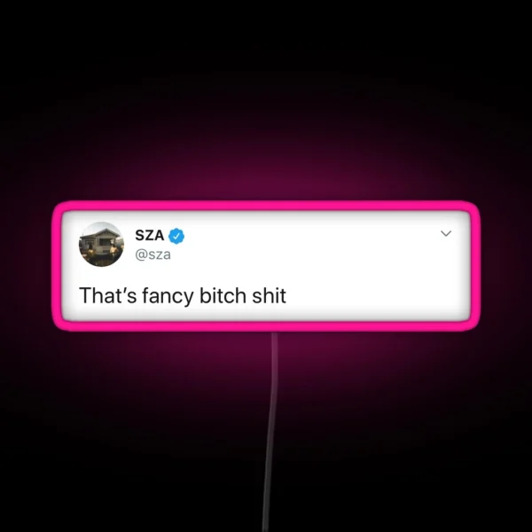 Sza Tweet RGB Neon Sign