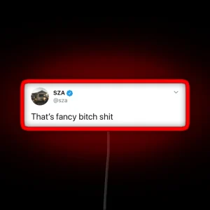 Sza Tweet RGB Neon Sign