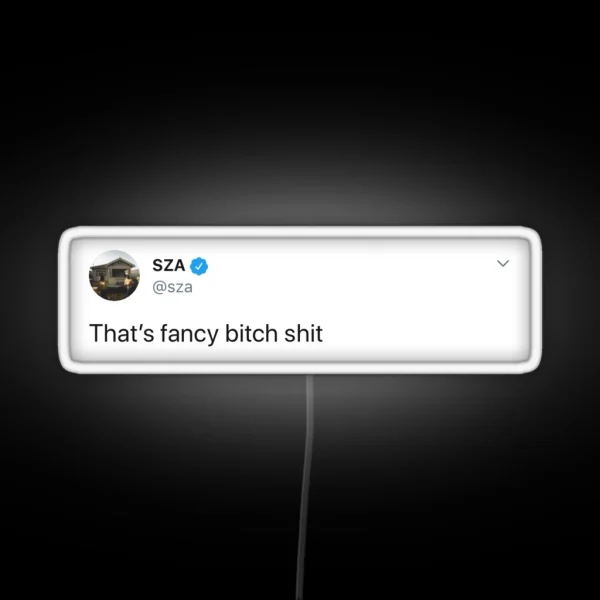 Sza Tweet RGB Neon Sign