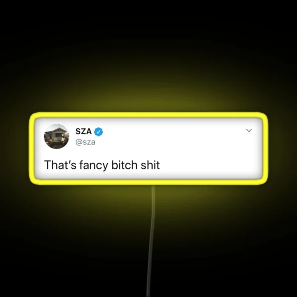 Sza Tweet RGB Neon Sign